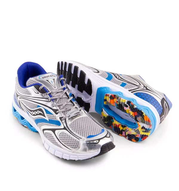 کفش ورزشی Saucony مردانه سفید بندی - تصویر 4