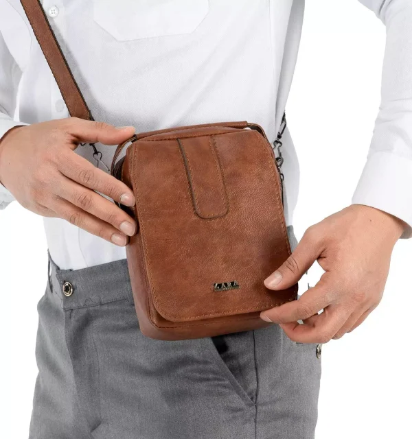کیف دوشی مردانه Zara - تصویر 3